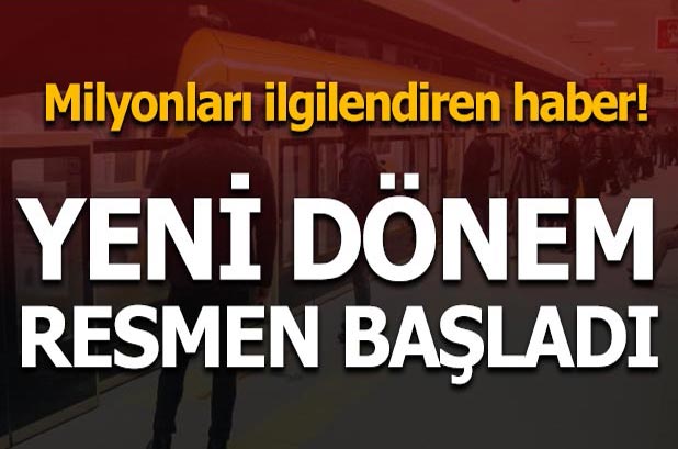 İstanbul’da akıllı metro dönemi