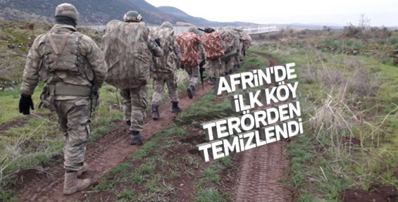 Afrin harekatında (Zeytin Dalı) son durum: 4 köy teröristlerden alındı