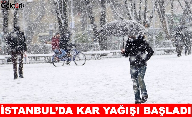 İstanbul'da Beklenen Kar Yağışı Hafif De Olsa Başladı