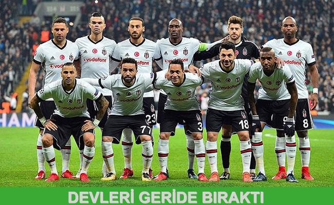 Beşiktaş Devleri Geride Bıraktı