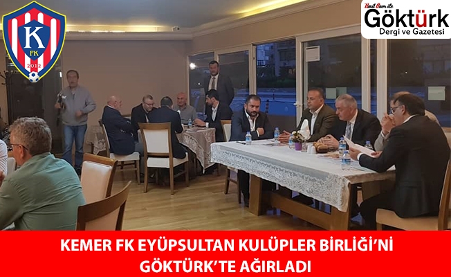 Kemer FK Eyüpsultan Kulüpler Birliği'ni Gökturk'te ağırladı.