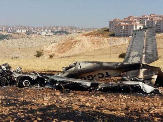 Son dakika! Adıyaman'da eğitim uçağı düştü! Pilot hayatını kaybetti