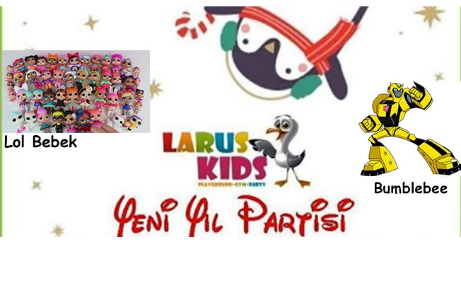 Larus Kids'te Yeni Yıl Partisi