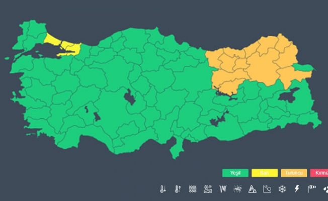 Meteoroloji'den İstanbul için 'sarı alarm'