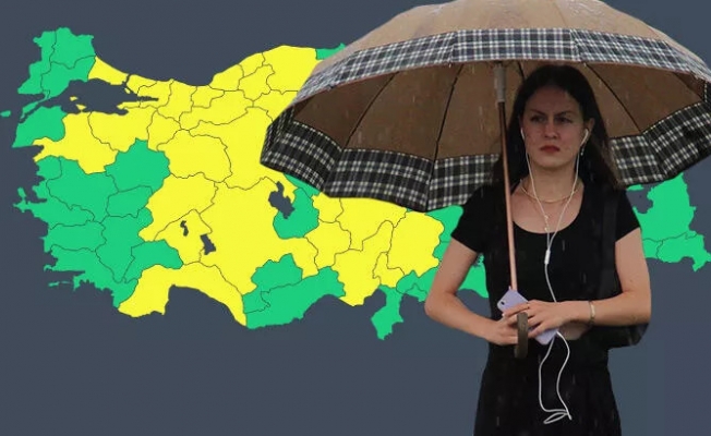 MGM paylaştı! Ankara ve İstanbul dahil 32 kente sarı kodlu uyarı