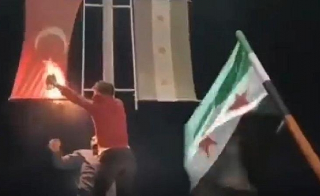 Suriye’de Türkiye karşıtı eylemler