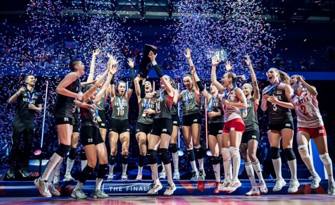 A Milli Kadın Voleybol Takımı, Milletler Ligi'nde şampiyon oldu