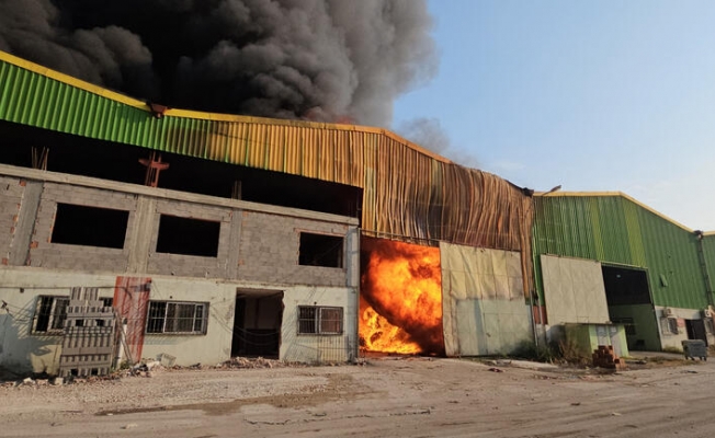 Adana'da iki fabrikada yangın