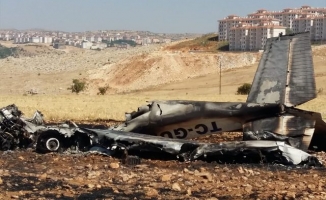 Son dakika! Adıyaman'da eğitim uçağı düştü! Pilot hayatını kaybetti
