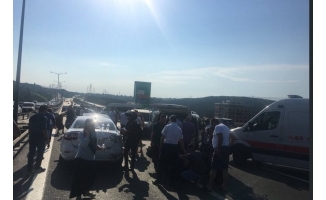 TEM Otoyolu - Hasdal Yönünde Kaza: 3 Şerif Trafiğe Kapatıldı!