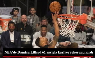 NBA'de Damian Lillard 61 sayıyla kariyer rekorunu kırdı