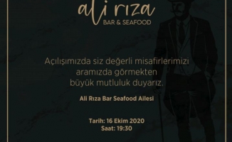 Bu hafta Göktürk’te yeni bir mekan açılıyor ;  Ali Rıza Bar&Seafood