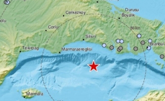Son dakika: Marmara Denizi'ndeki depremin yeri ve şiddeti belli oldu