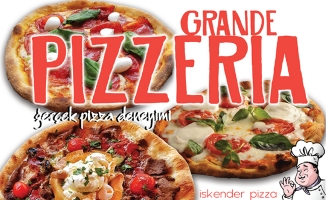 Grande Pizzeria Paket Servisi ile sizlere ulaşmaya devam ediyor...