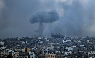 İsrail Gazze'de yerleşim alanını havaya uçurdu! Askerler böyle sevinç çığlığı attı