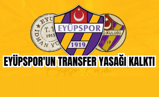Eyüpspor'un transfer yasağı kalktı