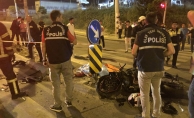 Kavşakta otomobille çarpışan motosiklet sürücüsü öldü!
