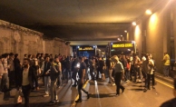 Zincirlikuyu'da gece yarısı metrobüs isyanı...