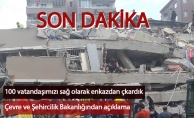İzmir depremi ile ilgili son dakika: Bakan Kurum enkaz altından çıkarılanların sayısını açıkladı!