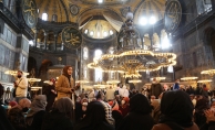 Ayasofya ve Taksim Camii gezilerine yoğun ilgi...