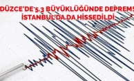 Düzce'de gerçekleşen deprem, İstanbul'u da sarstı!