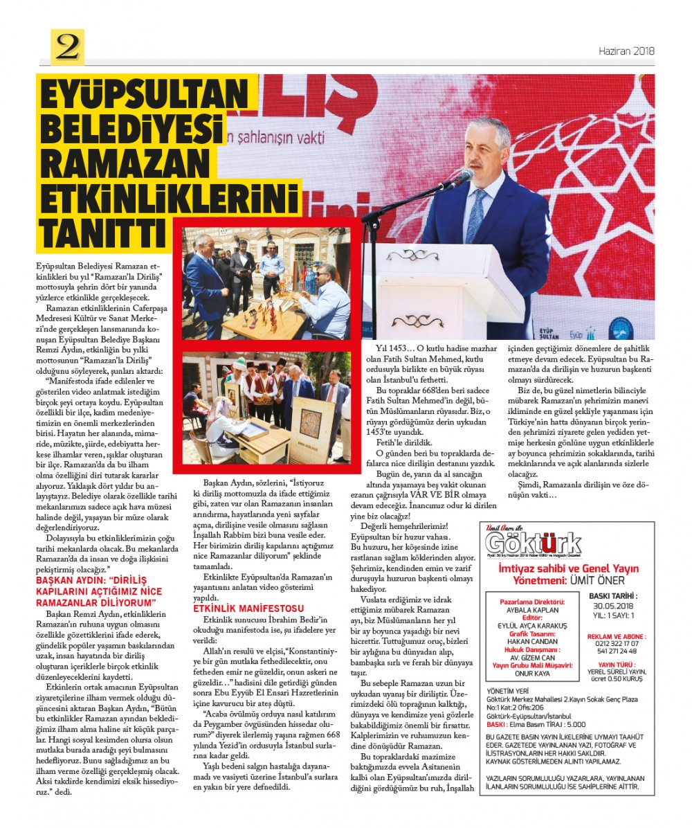 Göktürk Gazetesi Sayfa 2