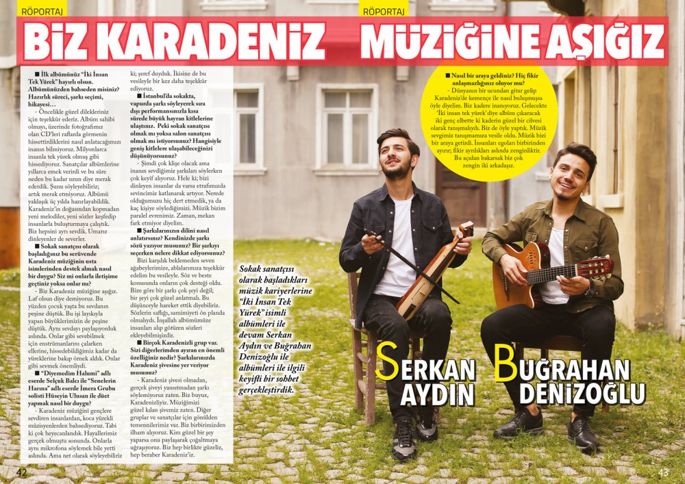 Göktürk Dergisi Nisan Sayısı Serkan Aydın & Buğrahan Denizoğlu