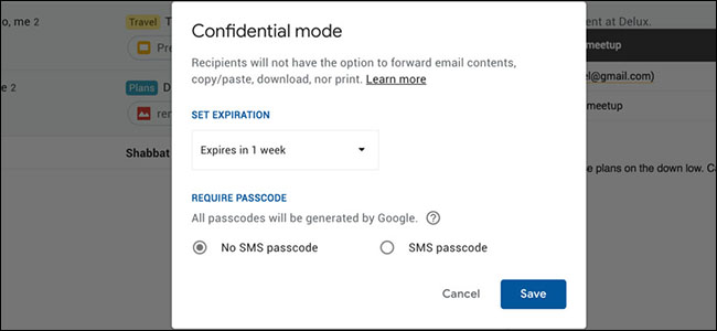 Gmail Gizli Mod SMS Doğrulama