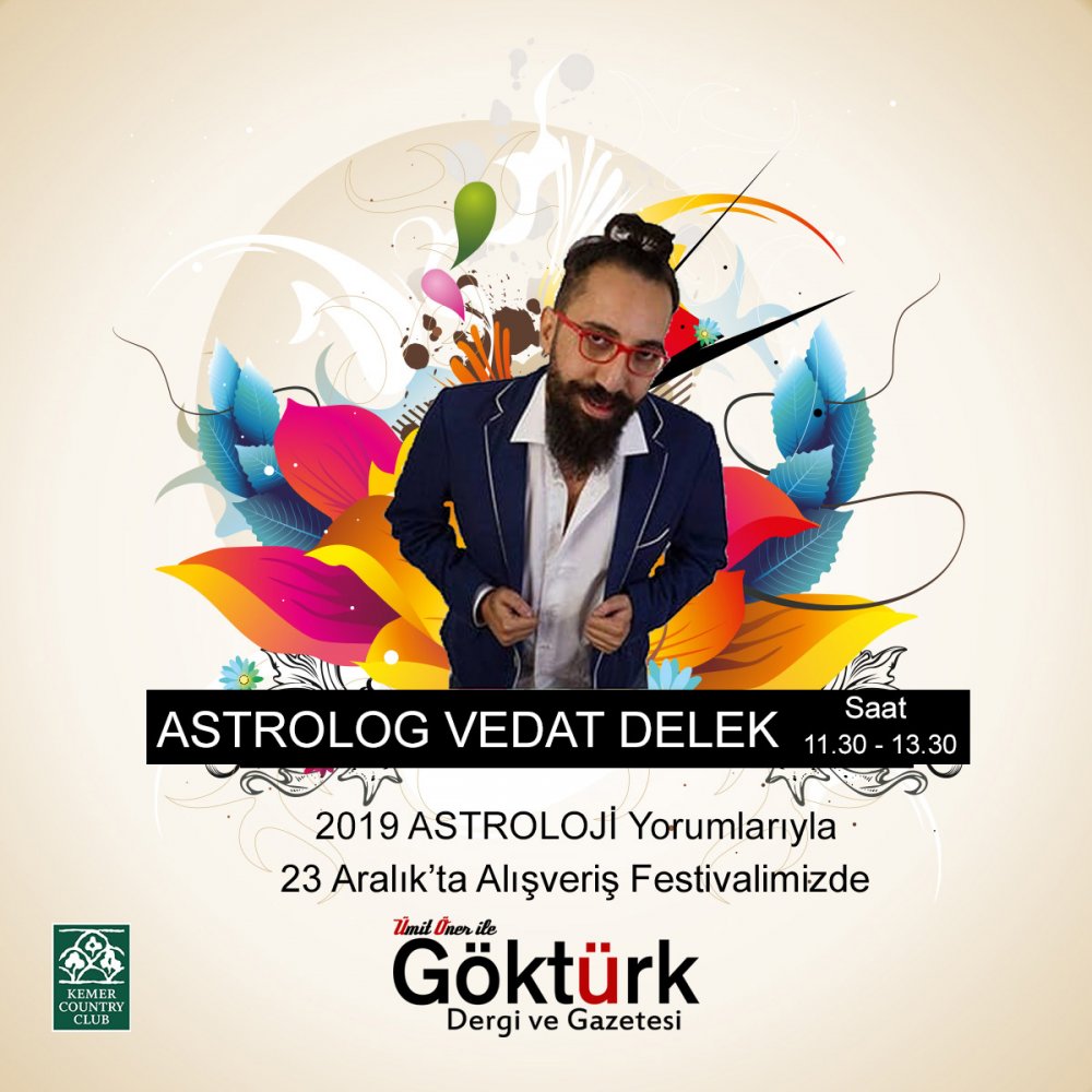Yılbaşı Alışveriş Festivali Astrolog Vedat Delek